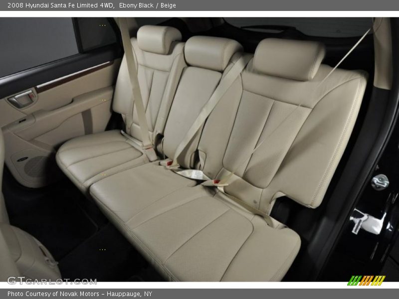 Ebony Black / Beige 2008 Hyundai Santa Fe Limited 4WD
