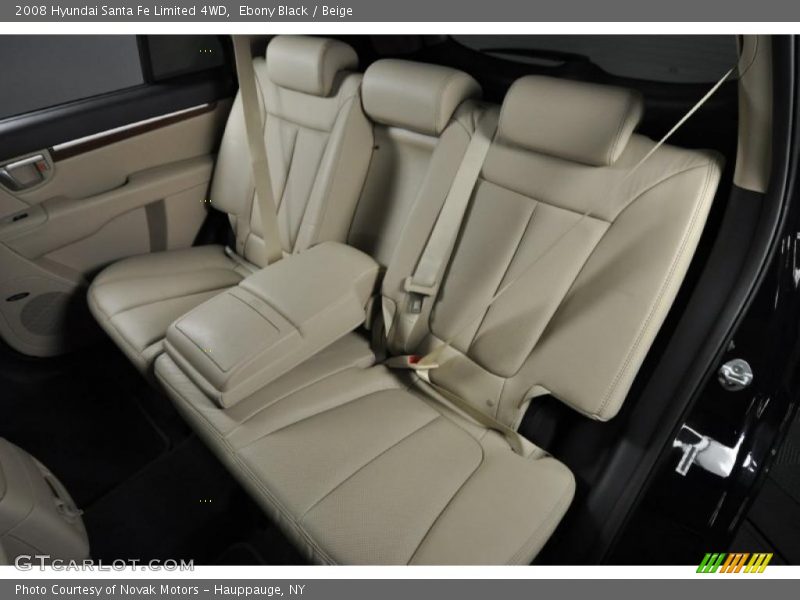 Ebony Black / Beige 2008 Hyundai Santa Fe Limited 4WD