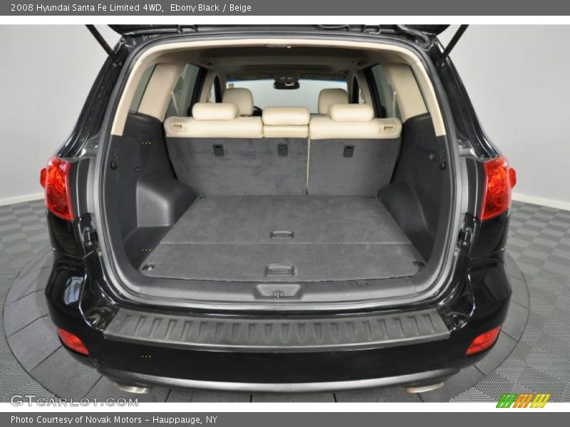 Ebony Black / Beige 2008 Hyundai Santa Fe Limited 4WD