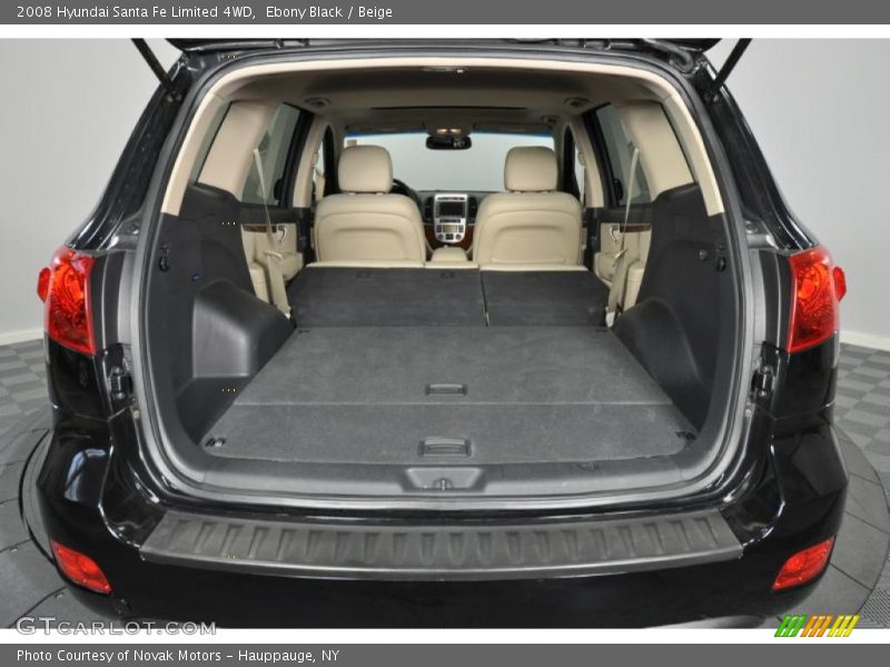 Ebony Black / Beige 2008 Hyundai Santa Fe Limited 4WD