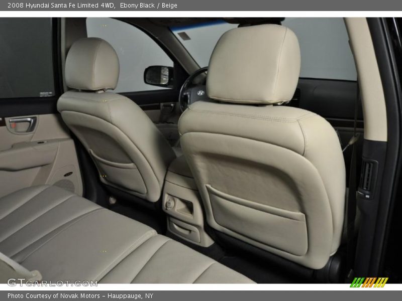 Ebony Black / Beige 2008 Hyundai Santa Fe Limited 4WD