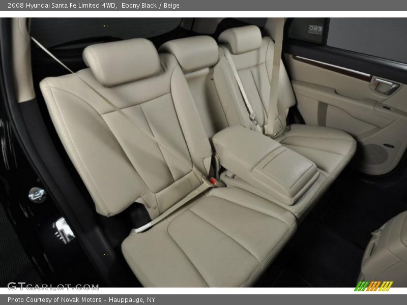 Ebony Black / Beige 2008 Hyundai Santa Fe Limited 4WD
