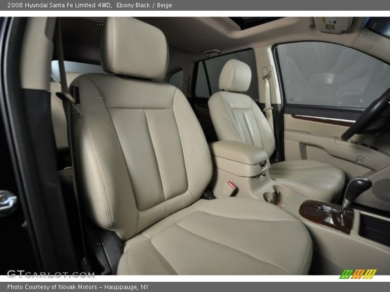 Ebony Black / Beige 2008 Hyundai Santa Fe Limited 4WD