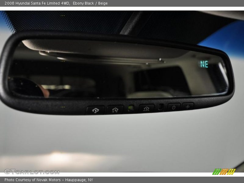 Ebony Black / Beige 2008 Hyundai Santa Fe Limited 4WD