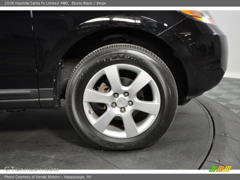 Ebony Black / Beige 2008 Hyundai Santa Fe Limited 4WD