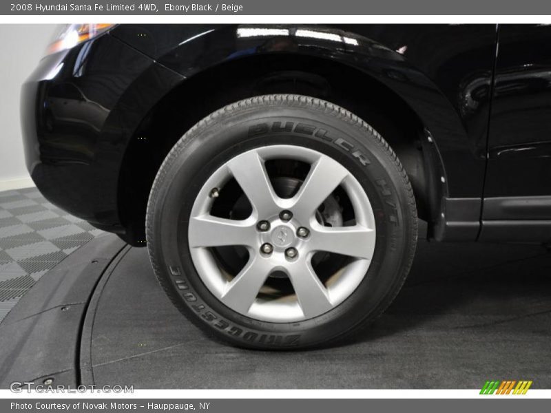 Ebony Black / Beige 2008 Hyundai Santa Fe Limited 4WD