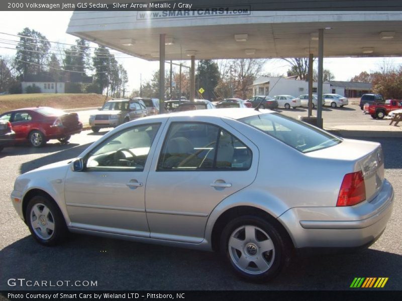 Silver Arrow Metallic / Gray 2000 Volkswagen Jetta GLS Sedan