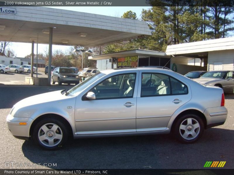 Silver Arrow Metallic / Gray 2000 Volkswagen Jetta GLS Sedan