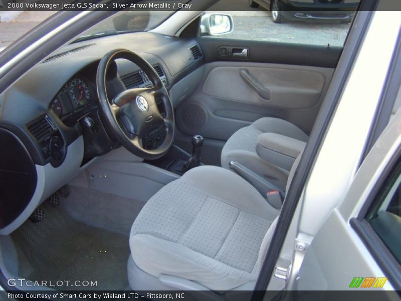 Silver Arrow Metallic / Gray 2000 Volkswagen Jetta GLS Sedan