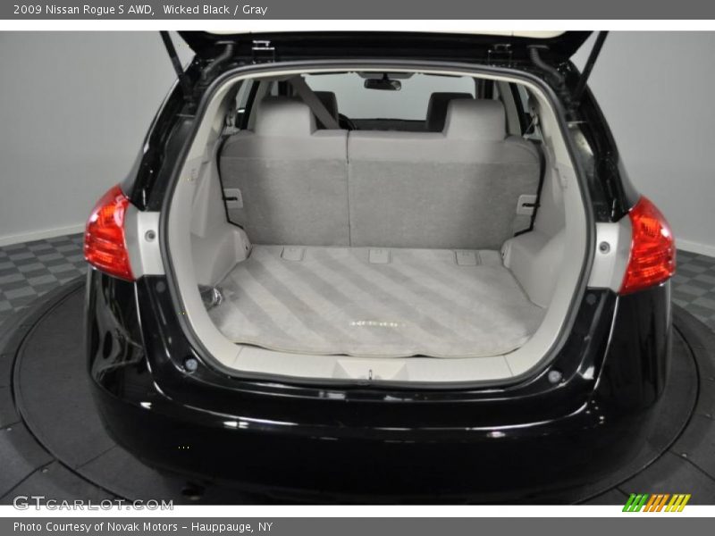 Wicked Black / Gray 2009 Nissan Rogue S AWD