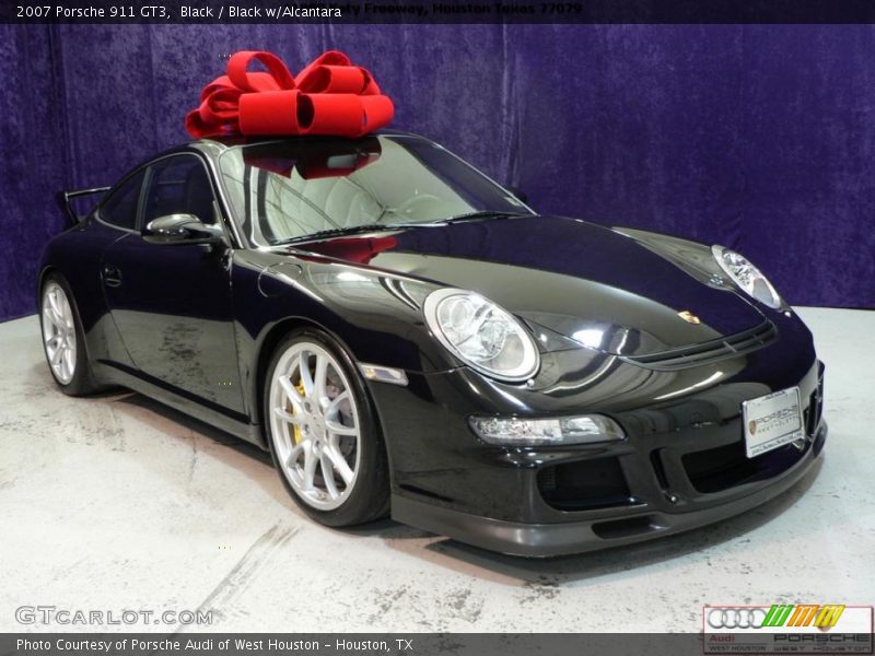 Black / Black w/Alcantara 2007 Porsche 911 GT3