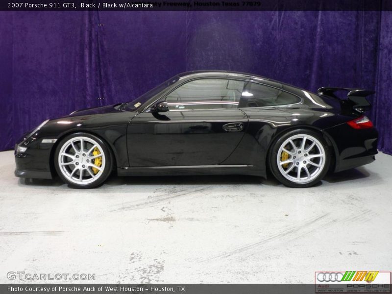 Black / Black w/Alcantara 2007 Porsche 911 GT3