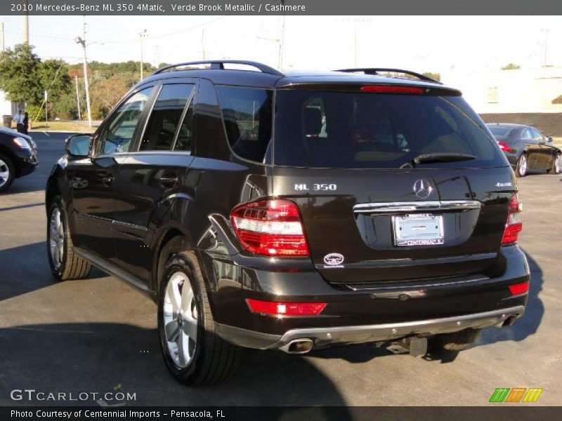 Verde Brook Metallic / Cashmere 2010 Mercedes-Benz ML 350 4Matic