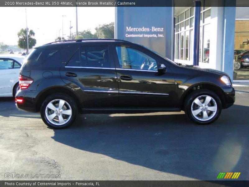 Verde Brook Metallic / Cashmere 2010 Mercedes-Benz ML 350 4Matic