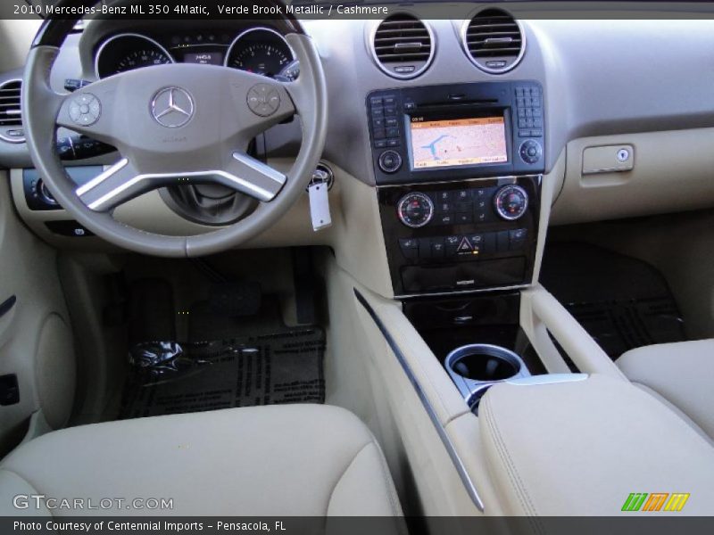 Verde Brook Metallic / Cashmere 2010 Mercedes-Benz ML 350 4Matic