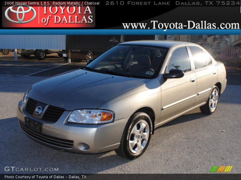 Radium Metallic / Charcoal 2006 Nissan Sentra 1.8 S