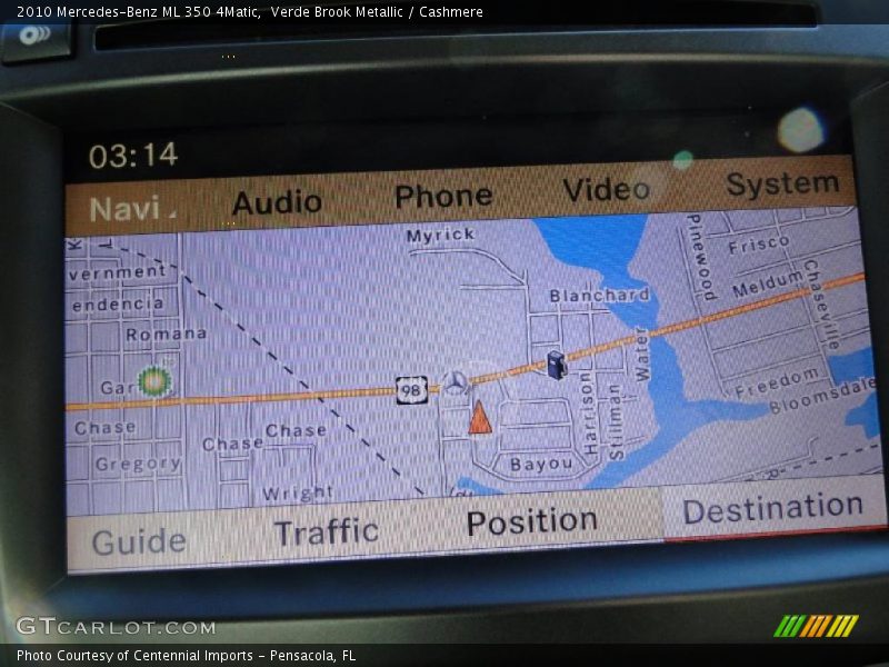 Verde Brook Metallic / Cashmere 2010 Mercedes-Benz ML 350 4Matic