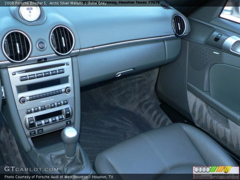 Arctic Silver Metallic / Stone Grey 2008 Porsche Boxster S