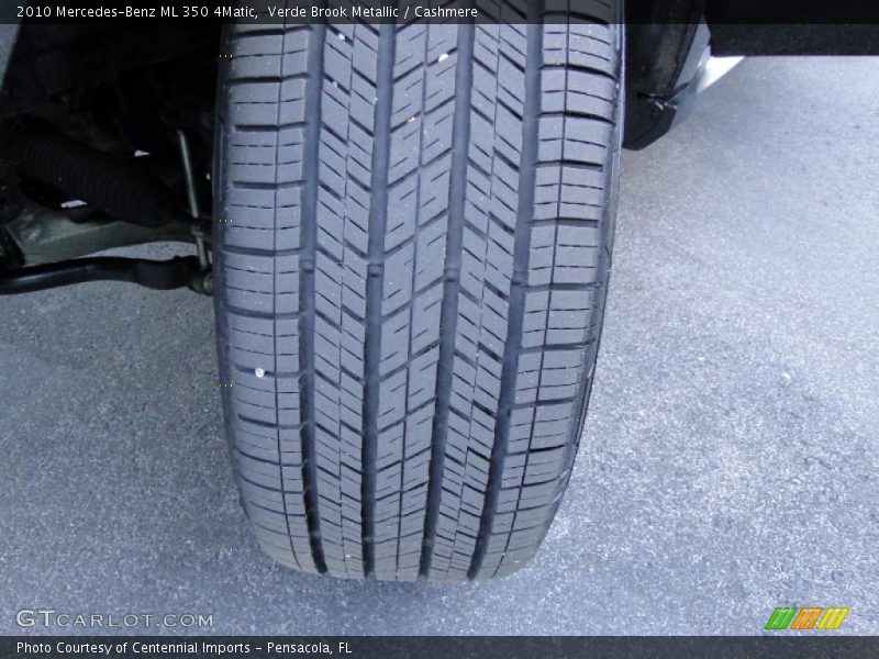 Verde Brook Metallic / Cashmere 2010 Mercedes-Benz ML 350 4Matic