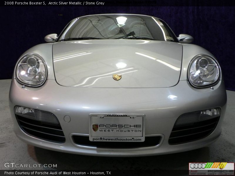 Arctic Silver Metallic / Stone Grey 2008 Porsche Boxster S
