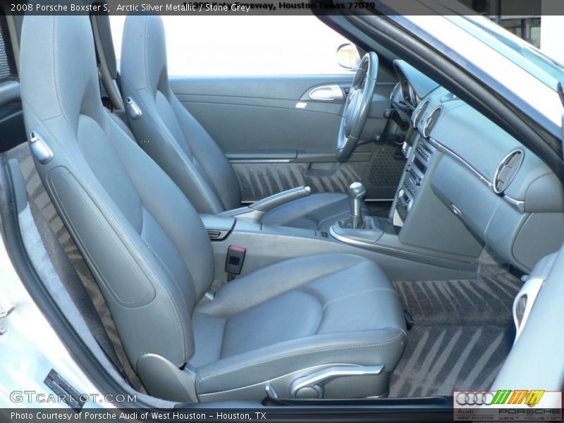 Arctic Silver Metallic / Stone Grey 2008 Porsche Boxster S