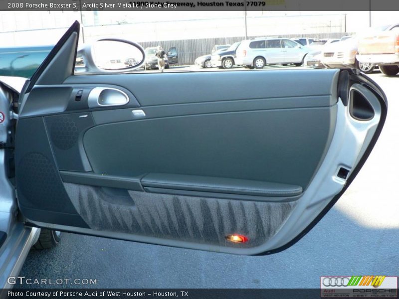 Arctic Silver Metallic / Stone Grey 2008 Porsche Boxster S