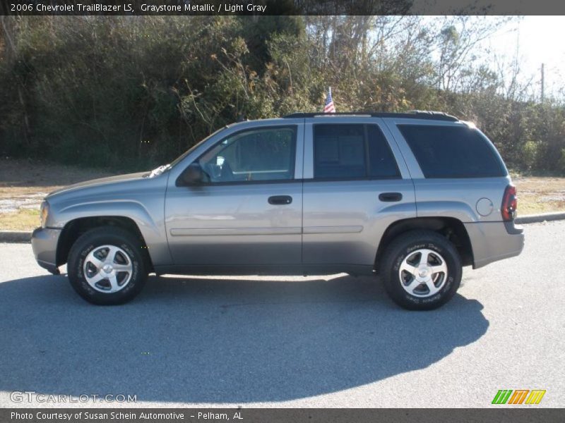 Graystone Metallic / Light Gray 2006 Chevrolet TrailBlazer LS