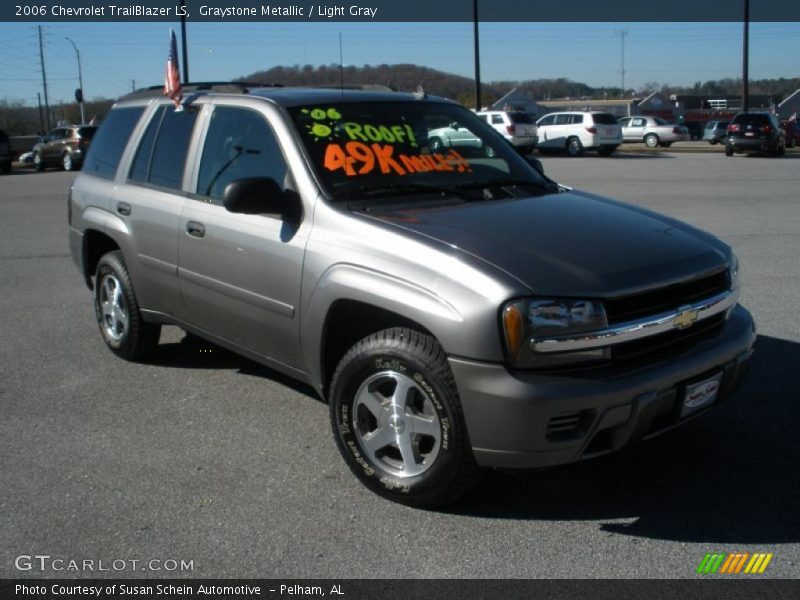 Graystone Metallic / Light Gray 2006 Chevrolet TrailBlazer LS