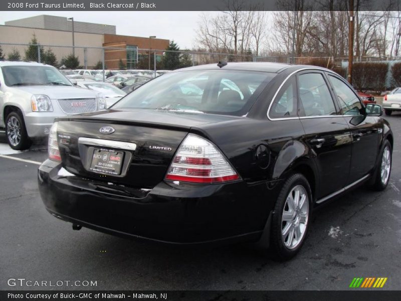 Black Clearcoat / Black 2008 Ford Taurus Limited