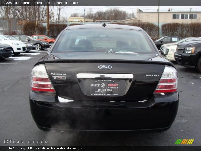 Black Clearcoat / Black 2008 Ford Taurus Limited