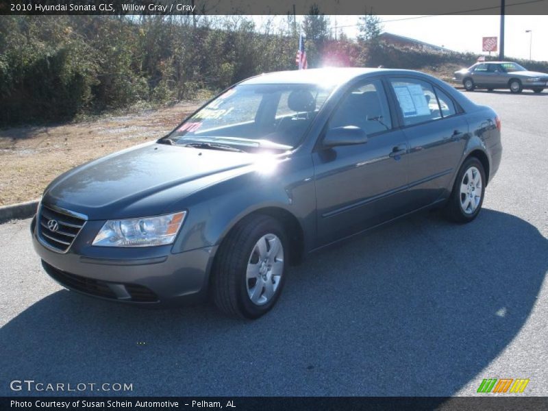 Willow Gray / Gray 2010 Hyundai Sonata GLS