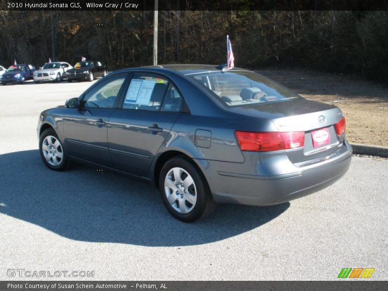 Willow Gray / Gray 2010 Hyundai Sonata GLS