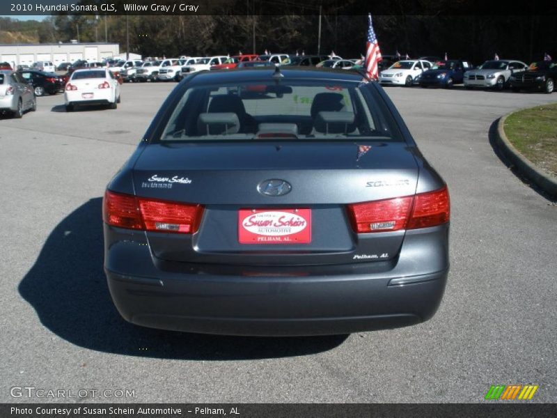 Willow Gray / Gray 2010 Hyundai Sonata GLS