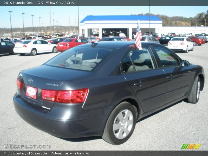 Willow Gray / Gray 2010 Hyundai Sonata GLS