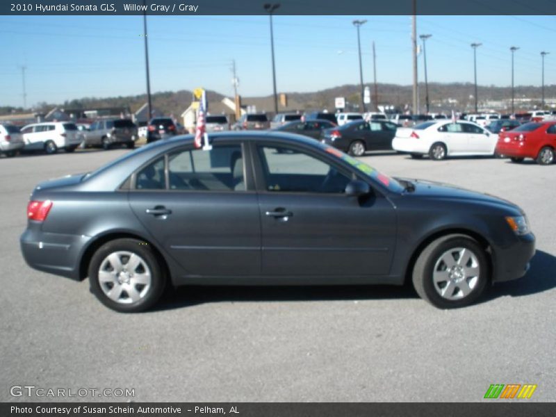 Willow Gray / Gray 2010 Hyundai Sonata GLS