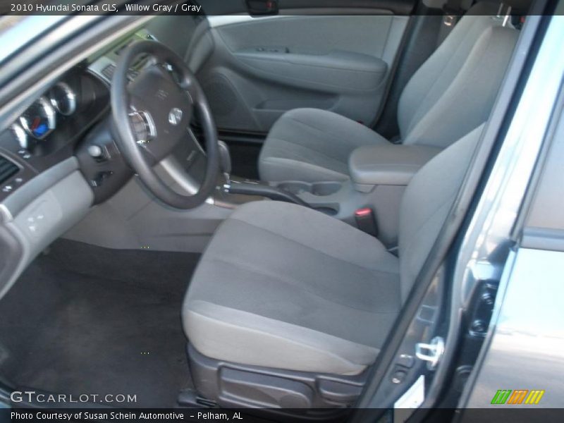Willow Gray / Gray 2010 Hyundai Sonata GLS