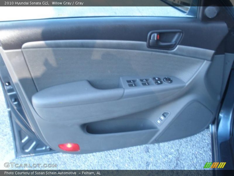 Willow Gray / Gray 2010 Hyundai Sonata GLS