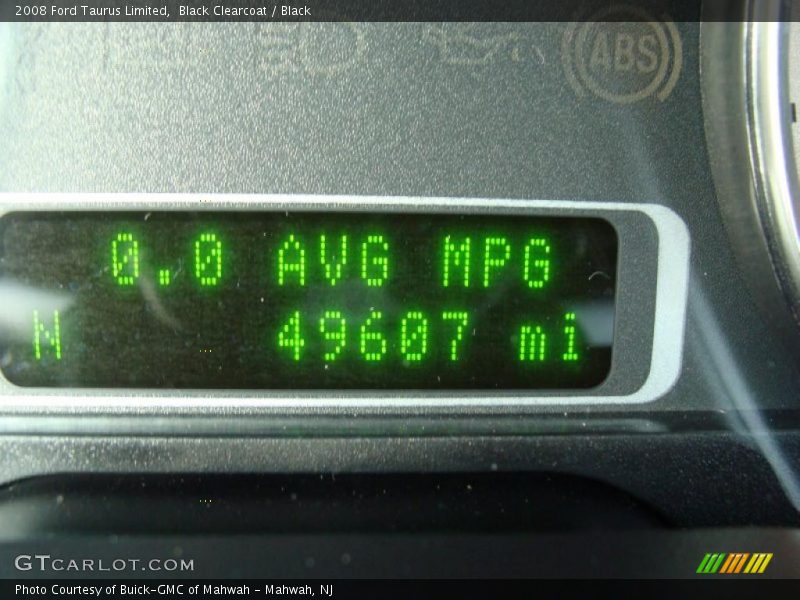 Black Clearcoat / Black 2008 Ford Taurus Limited