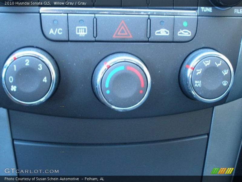 Willow Gray / Gray 2010 Hyundai Sonata GLS