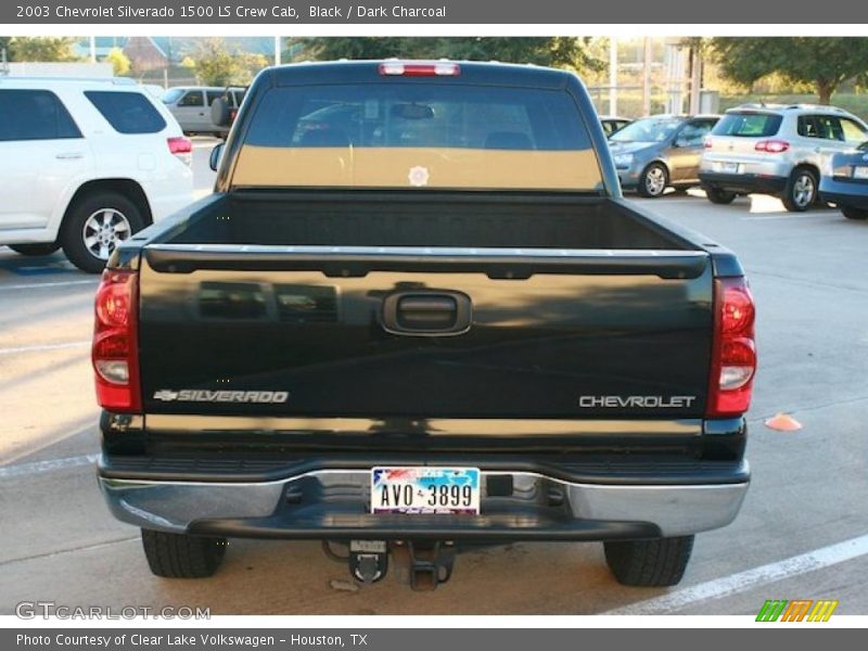 Black / Dark Charcoal 2003 Chevrolet Silverado 1500 LS Crew Cab