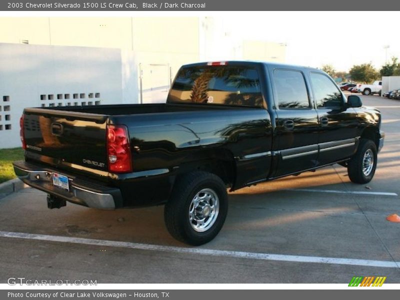 Black / Dark Charcoal 2003 Chevrolet Silverado 1500 LS Crew Cab