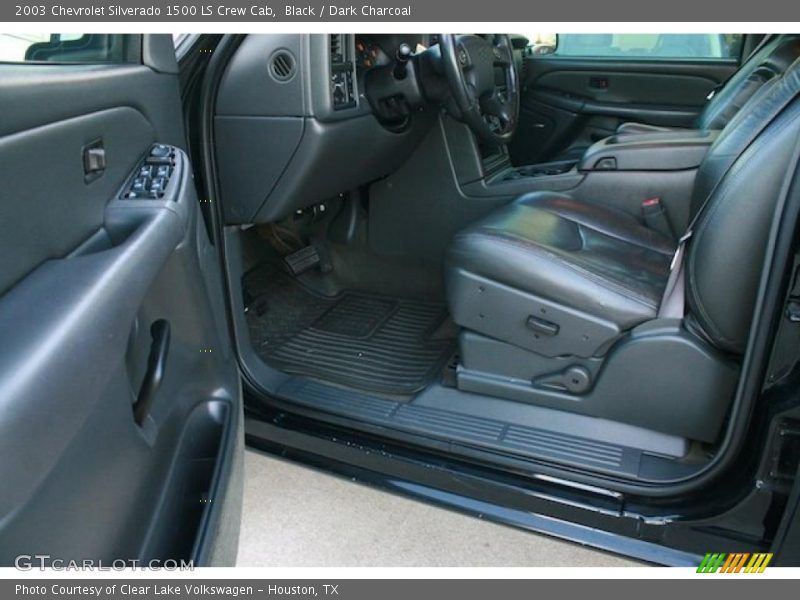 Black / Dark Charcoal 2003 Chevrolet Silverado 1500 LS Crew Cab