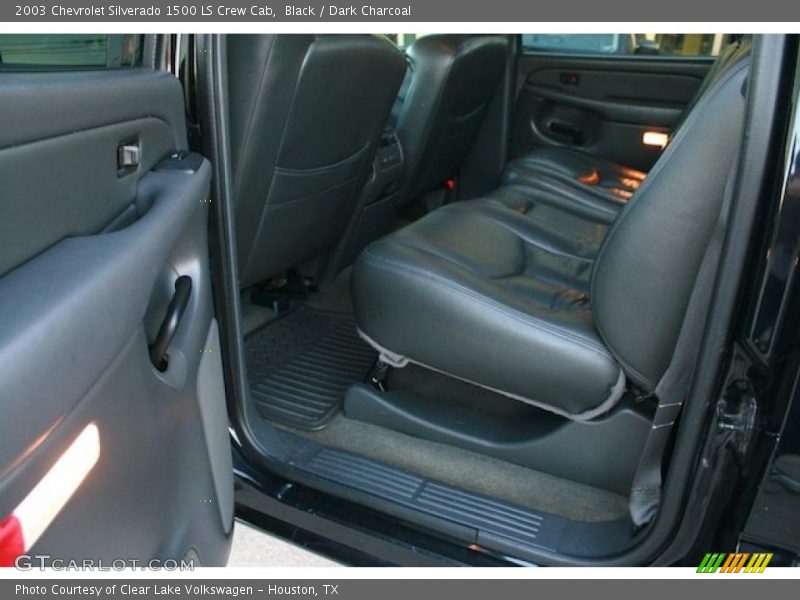 Black / Dark Charcoal 2003 Chevrolet Silverado 1500 LS Crew Cab