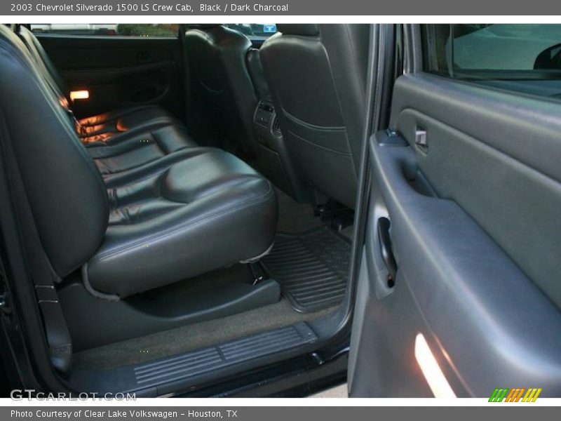 Black / Dark Charcoal 2003 Chevrolet Silverado 1500 LS Crew Cab