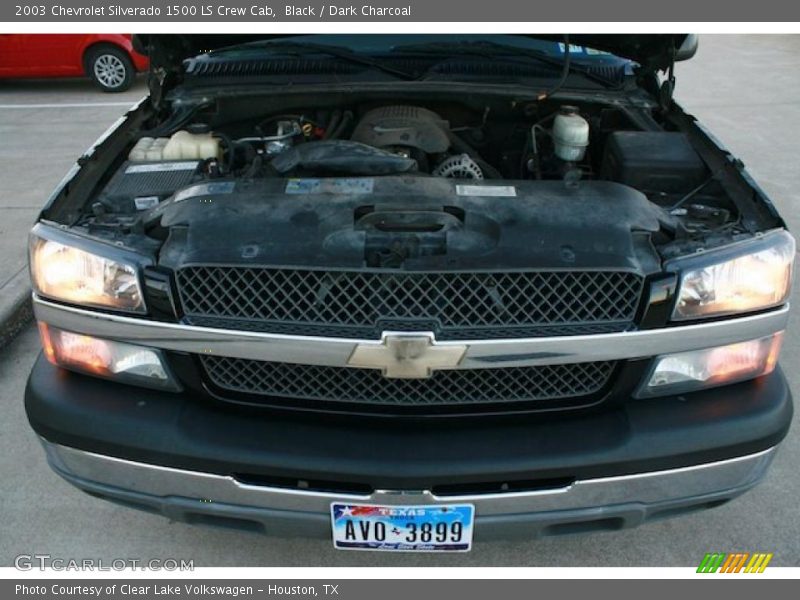 Black / Dark Charcoal 2003 Chevrolet Silverado 1500 LS Crew Cab