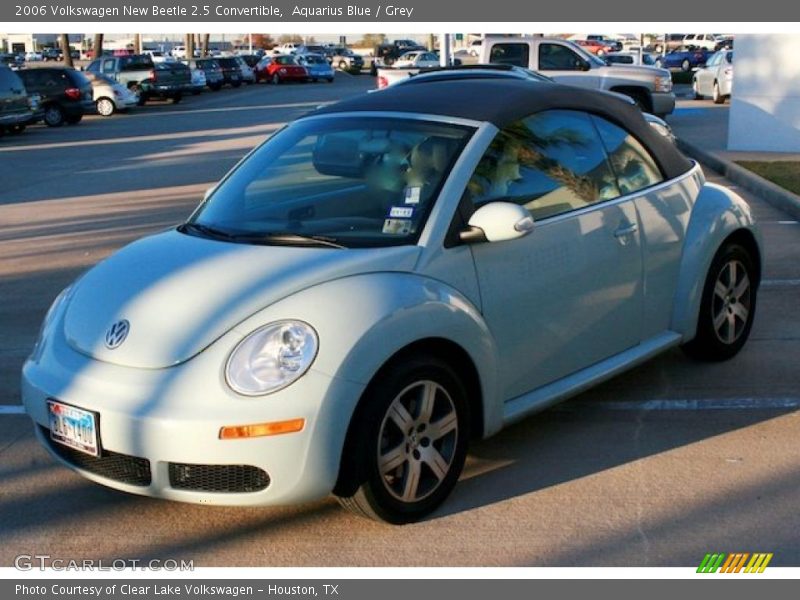 Aquarius Blue / Grey 2006 Volkswagen New Beetle 2.5 Convertible