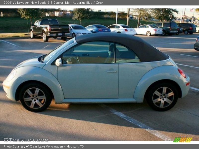 Aquarius Blue / Grey 2006 Volkswagen New Beetle 2.5 Convertible