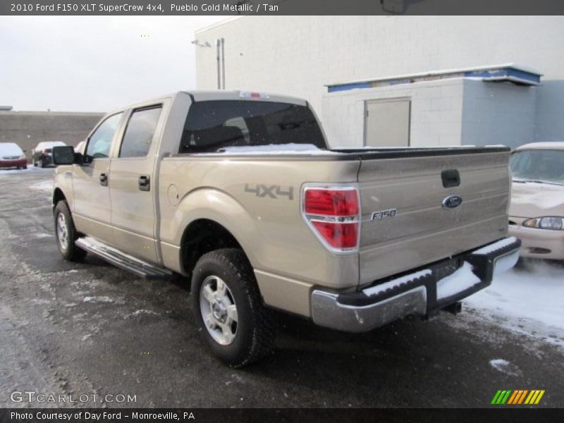 Pueblo Gold Metallic / Tan 2010 Ford F150 XLT SuperCrew 4x4