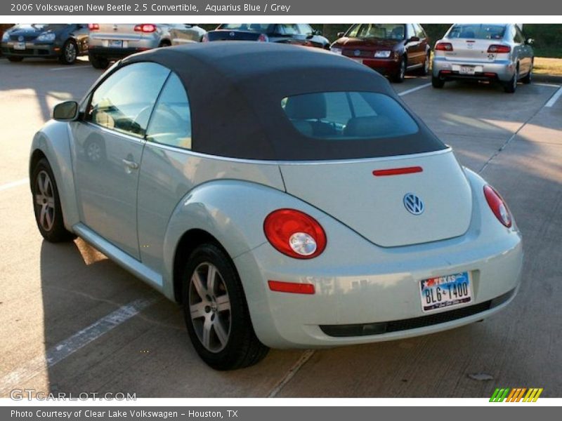 Aquarius Blue / Grey 2006 Volkswagen New Beetle 2.5 Convertible