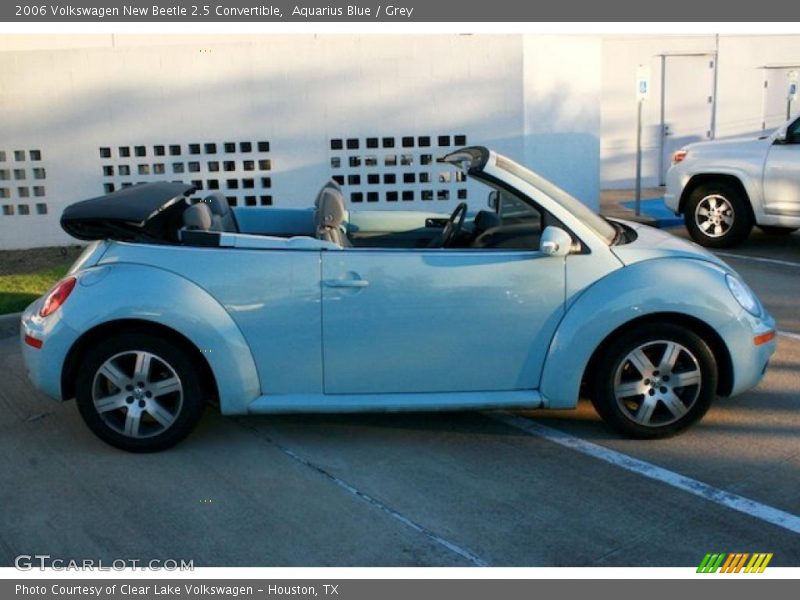 Aquarius Blue / Grey 2006 Volkswagen New Beetle 2.5 Convertible